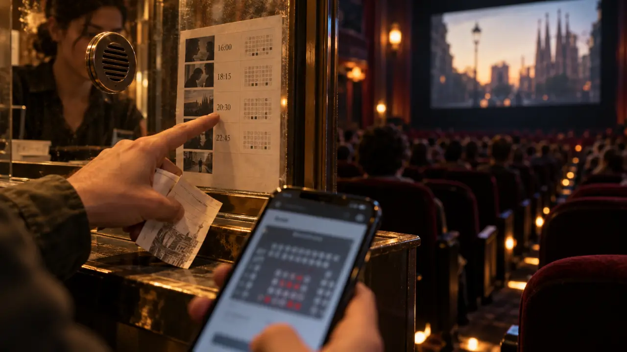 Cine Barcelona: ticket y sesión en pantalla, evita la equivocada