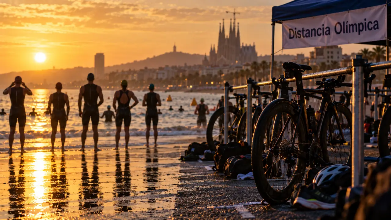 El Triatló de Barcelona reúne a 4.000 participantes y recupera la distancia olímpica